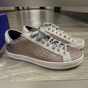 P448 John Sneakers, rose gold glitter, size 37